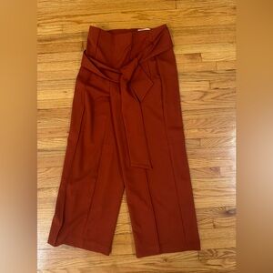 Jules & Leopold Terracotta Wide Leg Pants